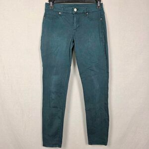 Maurices Teal Skinny Stretch Pants Women’s M Regular